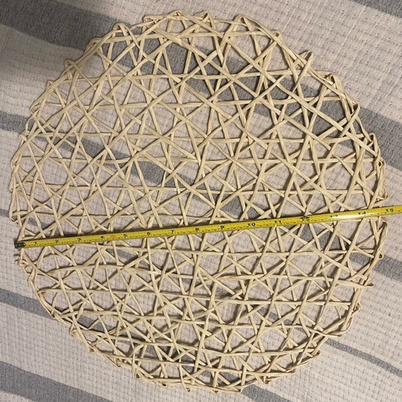 8 pieces Placemats|Creative Round Braided Table Mat For Kitchen - Picture 9 of 9